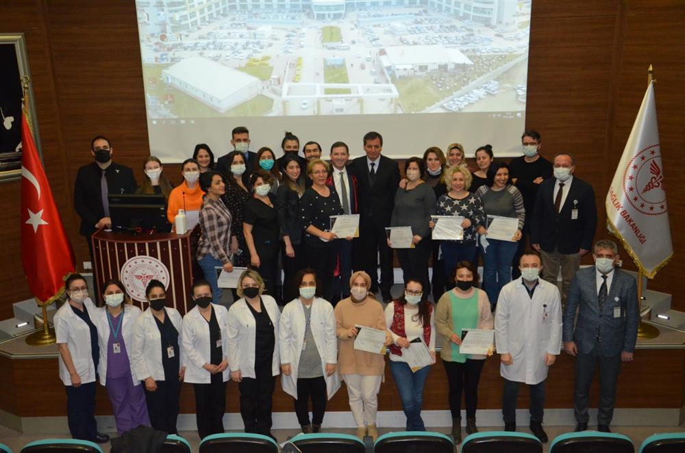 Balıkesir İl Sağlık Müdürlüğünün organize ettiği, Atatürk Şehir Hastanesinde, Sertifikalı  Ameliyathane Hemşireliği eğitim programı başarı ile tamamlandı. 